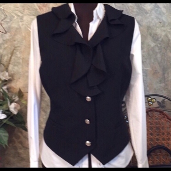 COPY - RalphLauren 🌹stunning executive ruffle equestrian chic vest - Picture 6 of 10